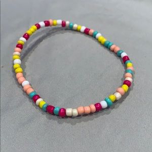 Colorful beaded bracelet